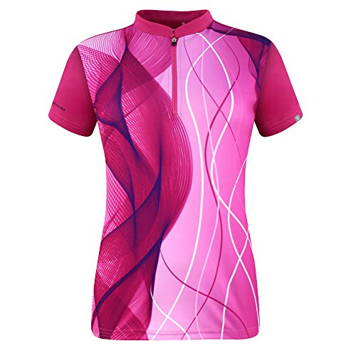 SAVALINO Women's Bowling Shirts, Professional Bowling Jerseys, Ladies Tops S-3XL