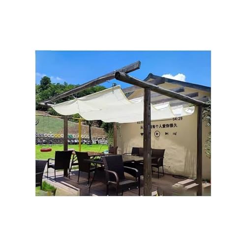 Toldo tipo vela de sombra ajustable para jardín 3