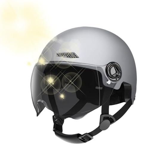 Cascos retro para scooter y equipo de protección de patinaje para adultos