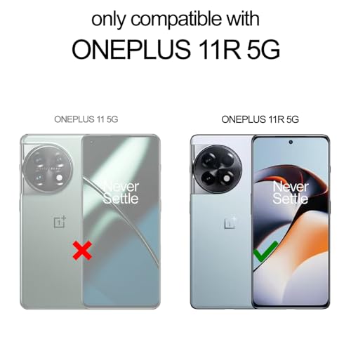 Image of COLORflow Back Cover Compatible with OnePlus 11R 5G | Pastel Hearts Color Customized Back Cover Compatible with OnePlus 11R 5G