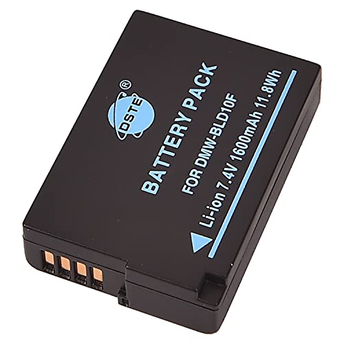 Batería DMW-BLD10E y cargador de coche para Panasonic Lumix DMC-G3 y DMC-GF2 3