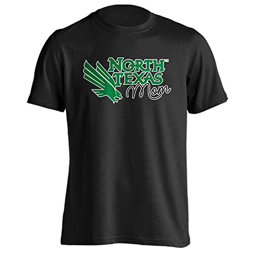 Sport Your Gear North Texas Mean Green Proud Parent Mom T-Shirt - Black - Large
