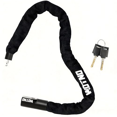 GaleRun Bike Chain Lock, 3.3FT Anti-Theft Bicycle Lock with 2 Keys –Hardened Steel Security Chain for Motorcycles, Scooters, Gates, Fences, Lawn Mowers, Ladders, Grills & Outdoor Gear