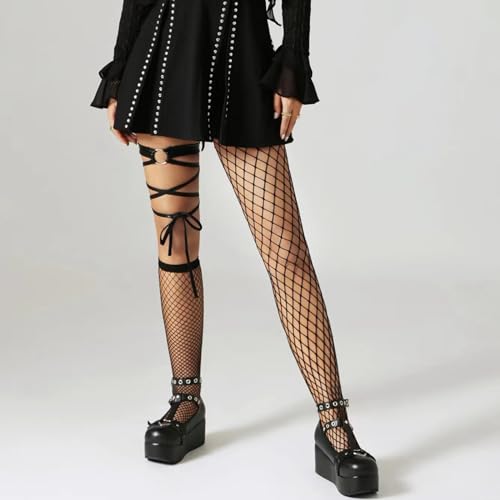 Goth Shoes for Women Platform Mary Jane Sweet Flatform Lolita Round Toe Studded Metal Decoration Punk Shoes Black T Strap Pumps4