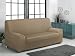 Martina Home Sofabezug 3 Plätze, Braun(Leather), Leder