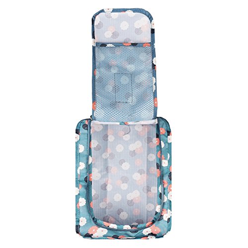 HOMPO Organizer per valigie, Blue Flower (blu)