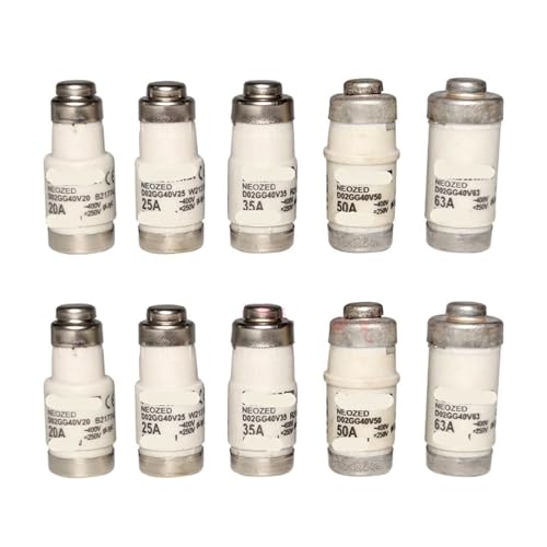 WTEPNQQDI 2pcs Fuse D02GG40V25 400V-250V 25A(D02GG40V63 63A/D02/C201873)