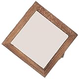 BESTOMZ Caja de Muestras de Plantas Secas de Madera Estilo Chino Tapa Abatible para Almacenamiento y Exposición en Entomología 10X10X4.5 CM