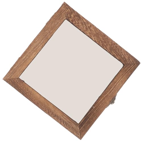 MUCKLILY Vitrine à Insectes en Bois de Paulownia Carbonisé 10X10X45 CM avec Couvercle Transparent Boîte à Spécimens Vide avec Coussin en EVA Blanc Boîte de Présentation pour Collection