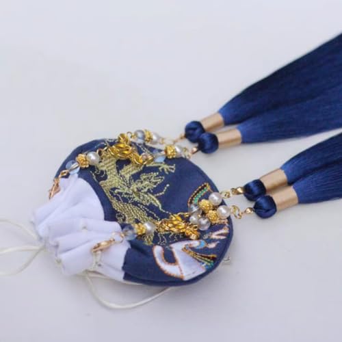 Bolsa vacía bordada estilo antiguo Hanfu miniatura 4