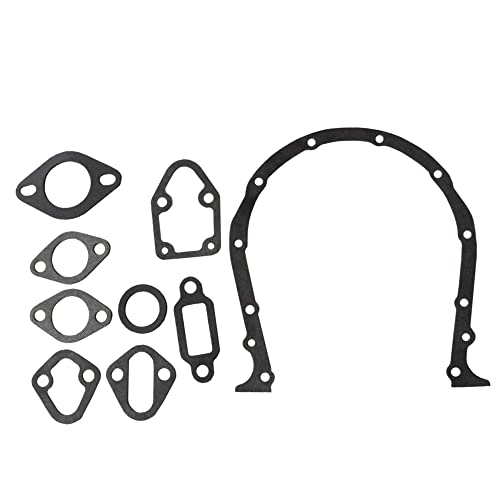 Image of Partsflow Engine Gasket Set Compatible with 1980-1985 Chevy C20, GMC 7.4L V8 454 Big Block Mark IV Engines, Big Block Chevy (ks2630) Complete Overhaul Gasket Kit