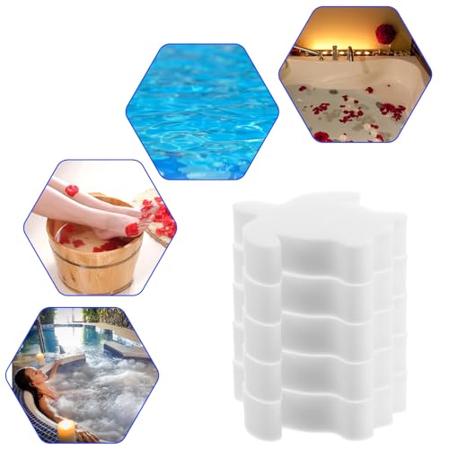 Qianyu 12 Stück Öl Absorbierender Schwamm, Pool Ölabsorber Schaumschwamm Saugfähig Ölabsorbierender Schwamm Aufsaugen von Wannenschwämmen Filterschwamm für Schwimmbäder Spa Küche