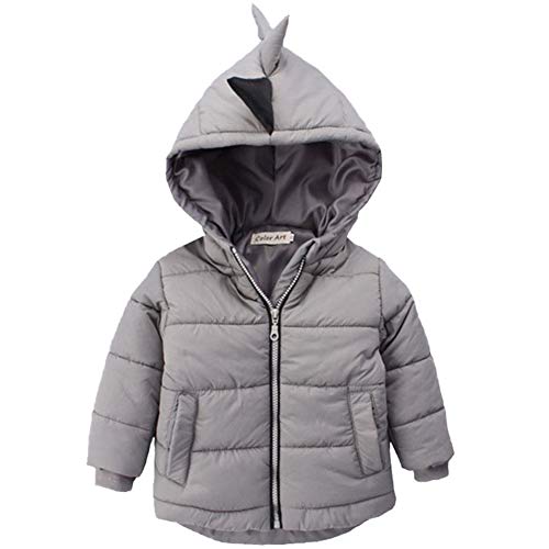 Newbron Baby Clothes Autumn Winter Top Zipper Closed Top Gray
