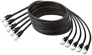 （まとめ） TANOSEE 爪折れ防止LANケーブル（CAT5e） ブラック 2m 1パック（5本） 【×3セット】 top1-ds-1576919-sd5-ah [独自簡易包装]