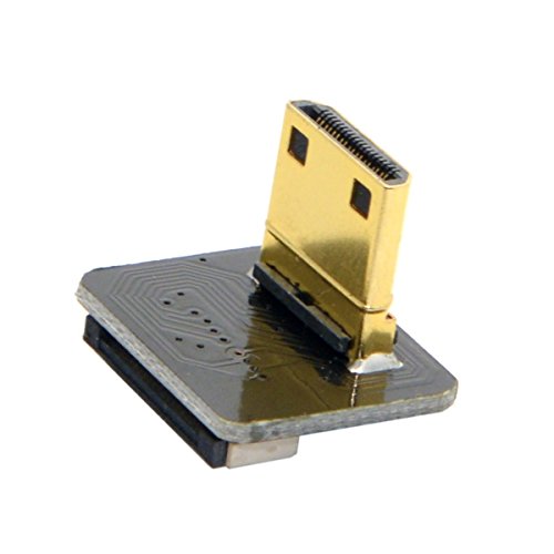 cyfpv 90度Up Angled Mini HDMIタイプCオス&メスコネクタfor FPVマルチコプターHDTV Aerial Photography