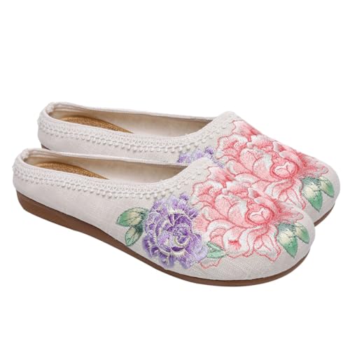 COSMEVIVI 1par Zapatos De Étnicos para Zapatillas De Algodón Transpirables y Cómodas para COSMEVIVI 1par Zapatos De Étnicos para Zapatillas De Algodón Transpirables y Cómodas para