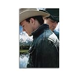 PQWWFDVX Brokeback Mountain Filmposter, dekoratives Poster, 
