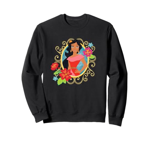 Sweatshirt Elena d'Avalor Disney imprimé floral rose pour fille