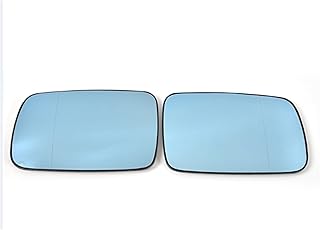 KPLYDSASTD Ajuste for BMW 7-Series E65 E66 E67 2001-2008, Espejo retrovisor for Puerta Lateral de Coche, Lente de Cristal Azul for calefacción Espejo retrovisor