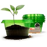 BigDean Schneckenkragen 96x Verstärkter Schneckenschutzring Bio Schneckenabwehr Schneckenschutz...