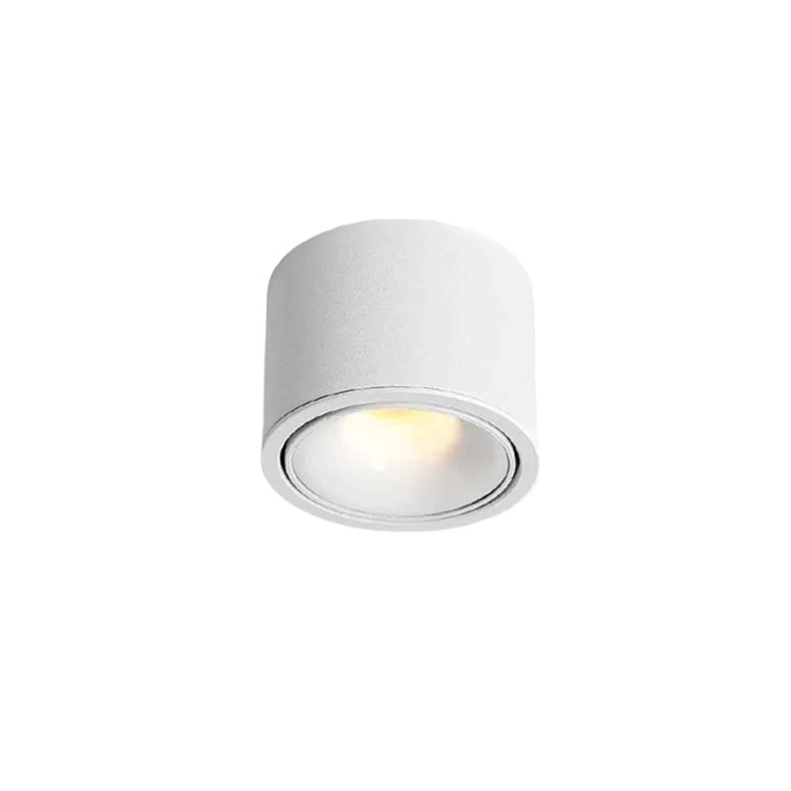 eufeifeiegds Innenbeleuchtung 5W 7W 9W 12W 15W Aufputz-Deckenleuchte, kleiner LED-Spot, verstellbarer Winkel, COB-Superhell-Downlight(Natural white 4000K,BLACK DIMMABLE_15W)
