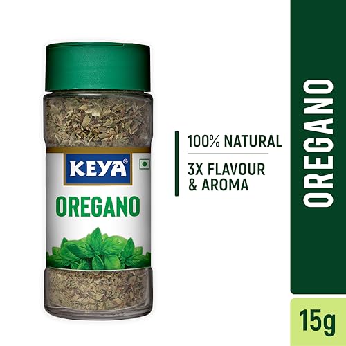 Keya Oregano Freeze Dried Seasoning For Pizza, Pasta, Marinades And Soups No Artificial Flavours And Colours Sprinkler 15gm