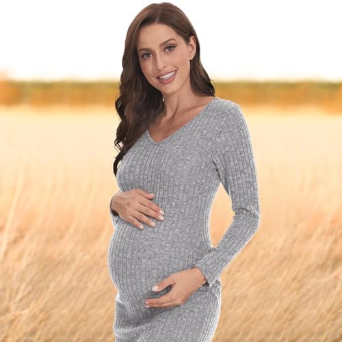LAHILO Long Sleeve Maternity Sweater Dress for Fall Jamaica | Ubuy LAHILO Long Sleeve Maternity Sweater Dress for Fall Jamaica | Ubuy