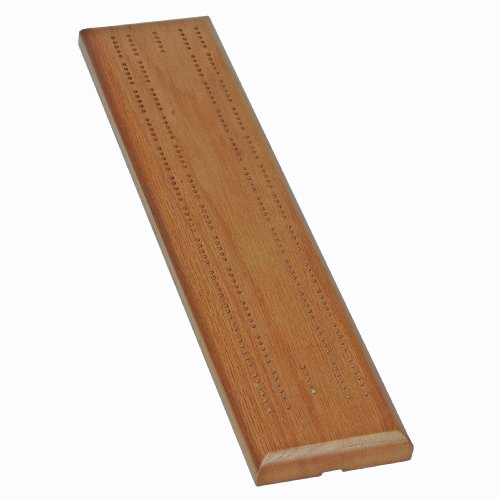 WE Games Competition Cribbage Set - Solid Oak Wood Sprint
