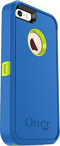 OtterBox Rugged Protection Defender Case for iPhone 5, 5S and SE - Case Only - Ocean Blue/Glow Green