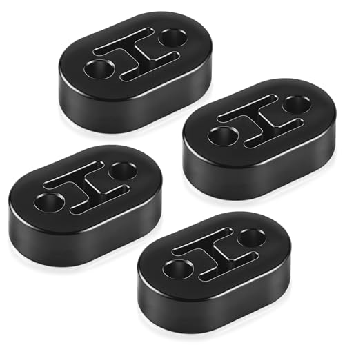SINGARO Rubber Exhaust Hanger (4PCS Black)