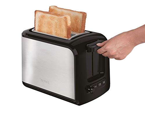 Tefal Express TT410D 2-Scheiben-Toaster, Schwarz, Edelstahl, 2 Scheiben, 850 W, 160 mm – Bild 3