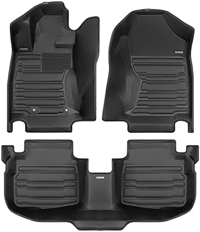 TuxMat Custom Floor Mats for Subaru Outback 2020-2025 - Laser Measured All-Weather Maximum Coverage Full Set