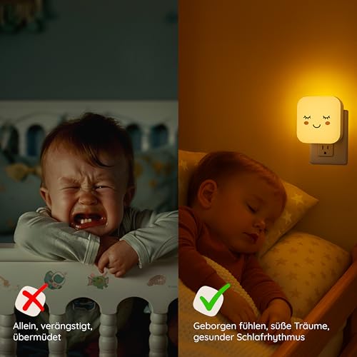 Numsy Lumi Nachtlicht Steckdose Kinder - Baby Nachtlampe, Dimmbar – Bild 3