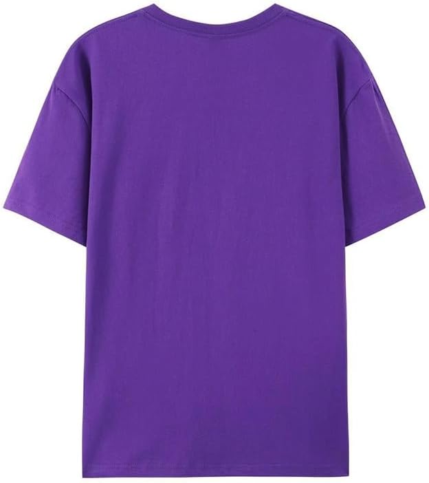 HBJWOV Fashion Cotton T-Shirts Outdoor Sports Breathable Quick Drying Short Sleeves Loose Round Neck Pullover Vest(D,4X-Large)