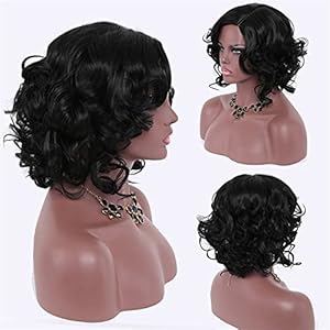 korte krullende bob pruiken, bob mensenhaar pruik, voor zwarte vrouwen 15 inch braziliaanse maagdelijke mensenhaar…