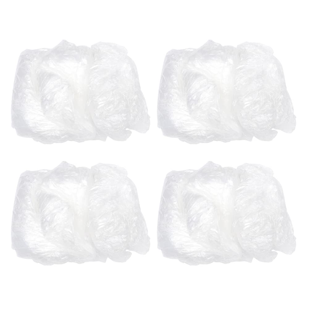 FAVOMOTO Disposable Clear Plastic Motorcycle Cover 4Pcs Waterproof - Motorcycle Cover Bike Covers for