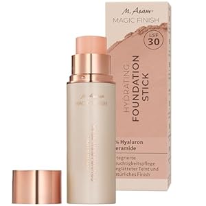 M. Asam MAGIC FINISH Hydrating Foundation Stick, Rose Fair (12g) – Für ein natürliches, semi-mattes Finish, Mit SPF 30 & 1% Hyaluron, Kaschiert Fältchen & Unreinheiten, Vegane Creme Foundation