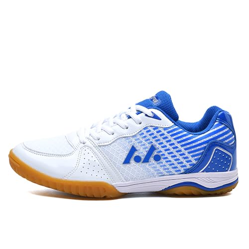 Adoff Herren Basketballschuhe, Studenten Anti-Rutsch, verschleißfeste, modische Sportschuhe, Herren Sportschuhe, große Größe 46 (100,Weiß grau)