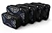 Shacke Pak - 5 Set Packing Cubes - Medium/Small – Luggage Packing Travel Organizers (Black / Blue)