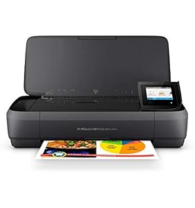 HP OfficeJet 250 Mobile Printer, Draadloze Wifi kleuren inktjet printer voor thuis (Printen, kopiëren, scannen)