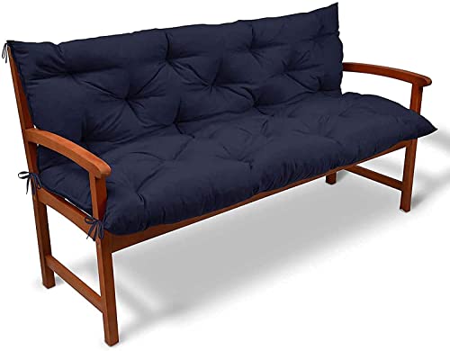 Skun Bench Cushion, Furniture Wicker Papasan Chair Garden Benches Sing Cushion Backside / Thousand-Thoush Pathio Long Lining Chair Pads Luxury Soft Long Chair Non-Slip Exchange Waterproof Pad