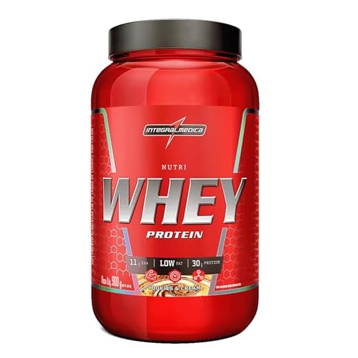 Integralmedica - Hipercalórico - Nutri Whey Protein Cookies - Pote 900g - Fonte de Proteínas e Carboidratos - Suplemento Alimentar, Ganho Muscular e Recuperação Pós-Treino