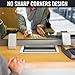 Hasopy Cash Window Drop-in Deal Tray, 304 Stainless Steel Cash Register Tray for Gas Stations Banks Cash Register Window,14