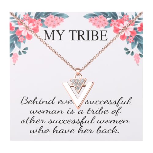 TGBJE My Tribe Best Friend Necklace Friendship Pendant Inspirational Jewelry Tribe Valentines Gift (Tribe Copper Nk)