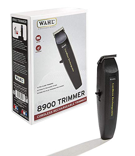 Wahl Professional Cordless Rechargeable Lightweight Trimmer for Ultra Close Trimming with a 30 Minute Run Time for Professional Barbers and Stylists - Model 8900 Wahl Professional Cordless Rechargeable Lightweight Trimmer for Ultra Close Trimming with a 30 Minute Run Time for Professional Barbers and Stylists - Model 8900