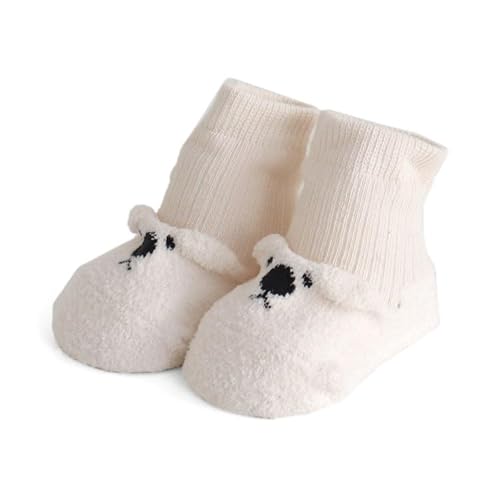 【ampersand/アンパサンド】アニマル ベビーソックス(10-12 アイボリー（IV）いぬ)