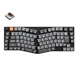 【国内正規品】Keychron K15 Max QMK/VIA ワイヤレスメカニカルキーボード Aliceレイアウト Bluetooth/2.4GHz/有線対応/RGBバックライト/ホットスワップ対応/ロープロファイルGateronスイッチ/Mac・Windows・Linux兼用 茶軸 かな印字なし