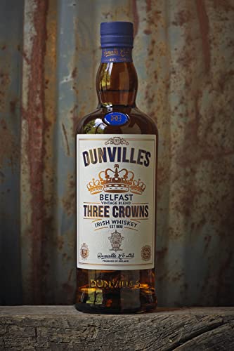 Dunville's THREE CROWNS Belfast Vintage Blend Irish Whiskey 43,5% Vol. 0,7l in Geschenkbox – Bild 5