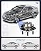 ECCPP 515096 Front Wheel Hub Bearing Assembly for Chevy Avalanche, Silverado, Suburban, Tahoe, Cadillac Escalade, GMC Yukon Sierra 1500 4X4 4WD 6 Lug Left Or Right W/ABS