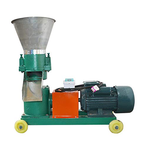 INTBUYING Farm Animal Pellet Mill Machine Chicken Duck Feed Pellet Mill Machine 220V 2MM